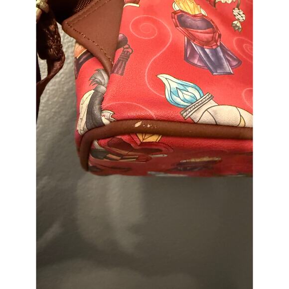 Loungefly Disney Villains Perfume Bottles Mini Red Backpack BoxLunch Exclusive - Picture 8 of 8